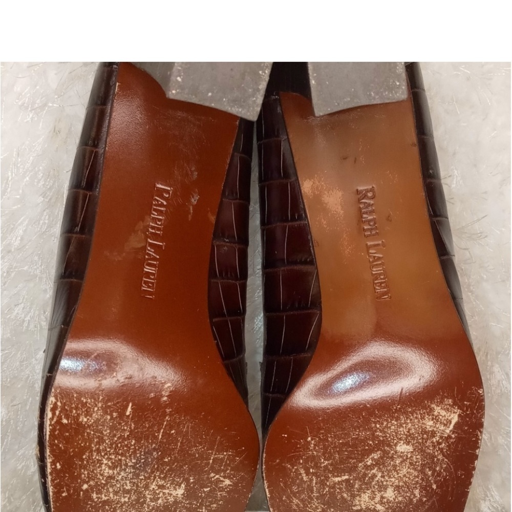 RL collection cocodrile embossed vintage leather loafers‌‌‌‌‌‌‌‌‌‌‌‌‌‌‌‌…‌‌‌‌‌‌‌ - Picture 9 of 11